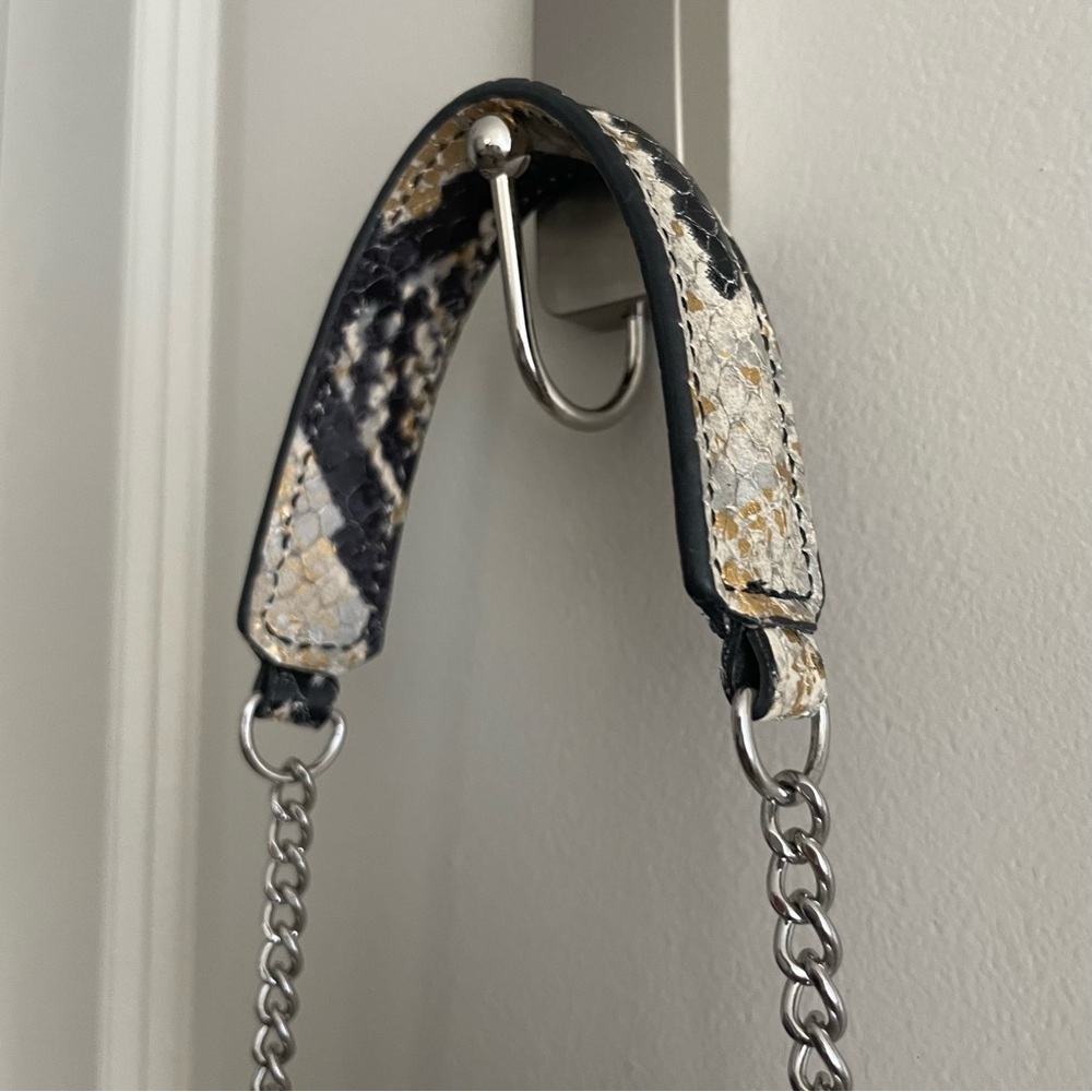 Gigi New York Mini Python Envelope Sliver Chain C… - image 7